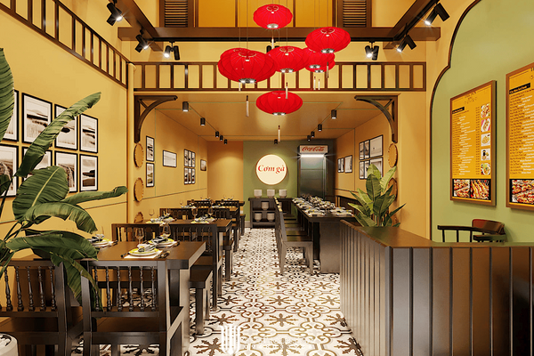Kiến trúc Nhà Hàng Cơm Gà