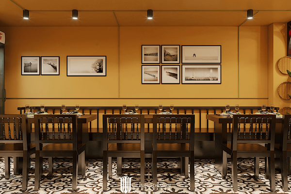 Kiến trúc Nhà Hàng Cơm Gà