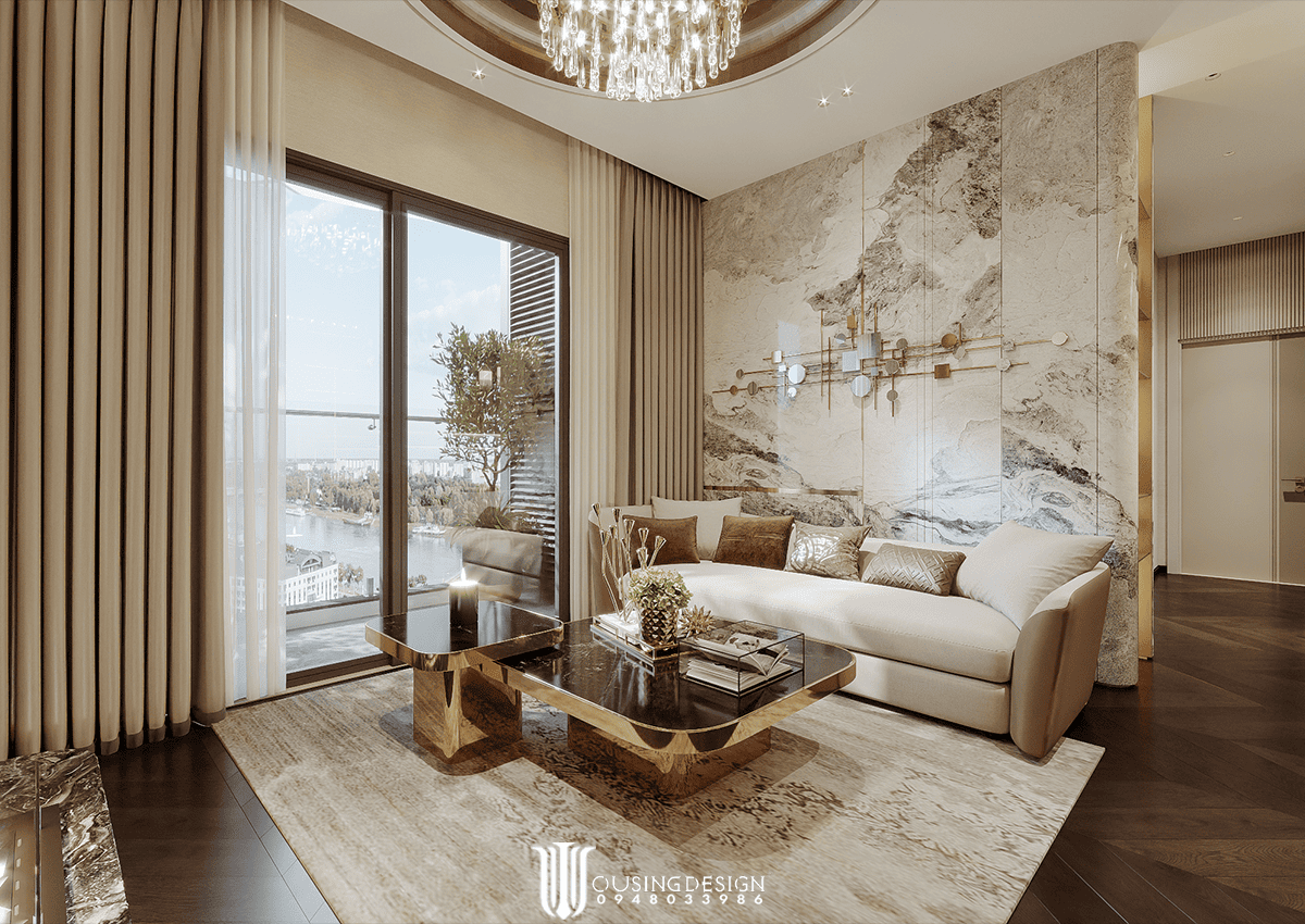 Nội Thất Căn Hộ 3 Ngủ Mordern Luxury