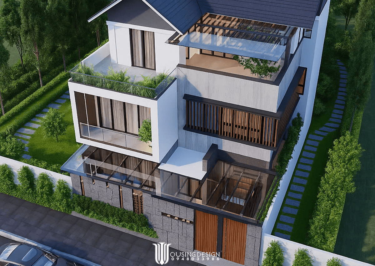 Kiến Trúc Nhà Hồ Xương Rồng TN