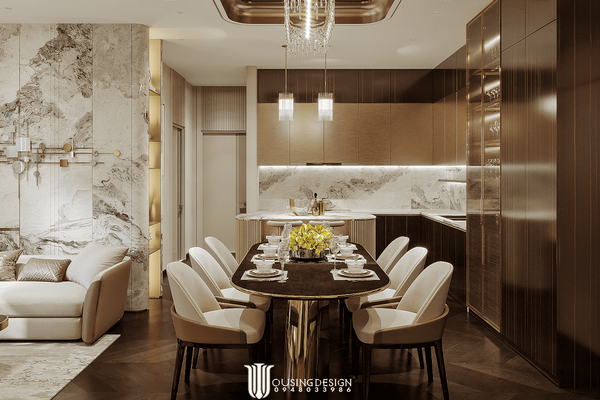 Nội Thất Căn Hộ 3 Ngủ Mordern Luxury