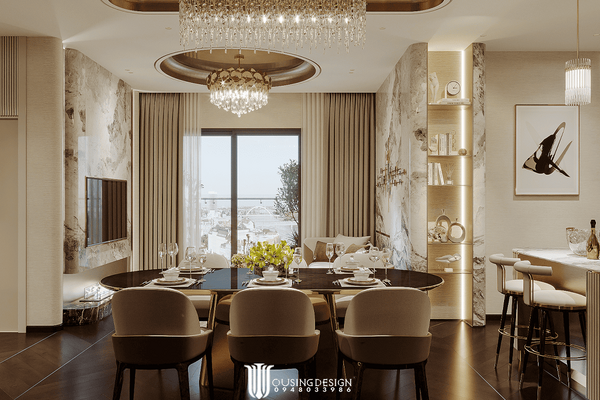 Nội Thất Căn Hộ 3 Ngủ Mordern Luxury