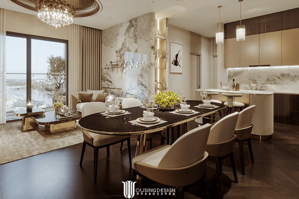 Nội Thất Căn Hộ 3 Ngủ Mordern Luxury