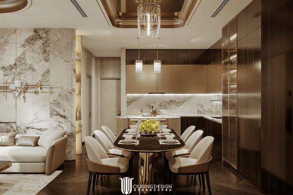 Nội Thất Căn Hộ 3 Ngủ Mordern Luxury