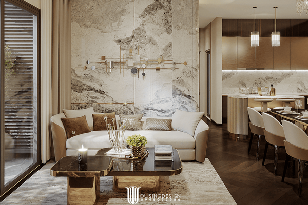 Nội Thất Căn Hộ 3 Ngủ Mordern Luxury