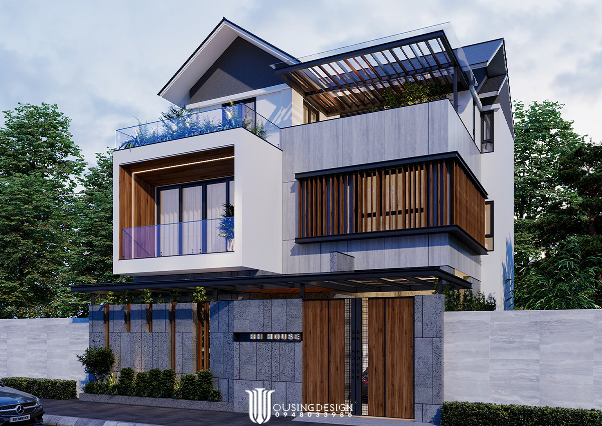 Kiến Trúc Nhà Hồ Xương Rồng TN